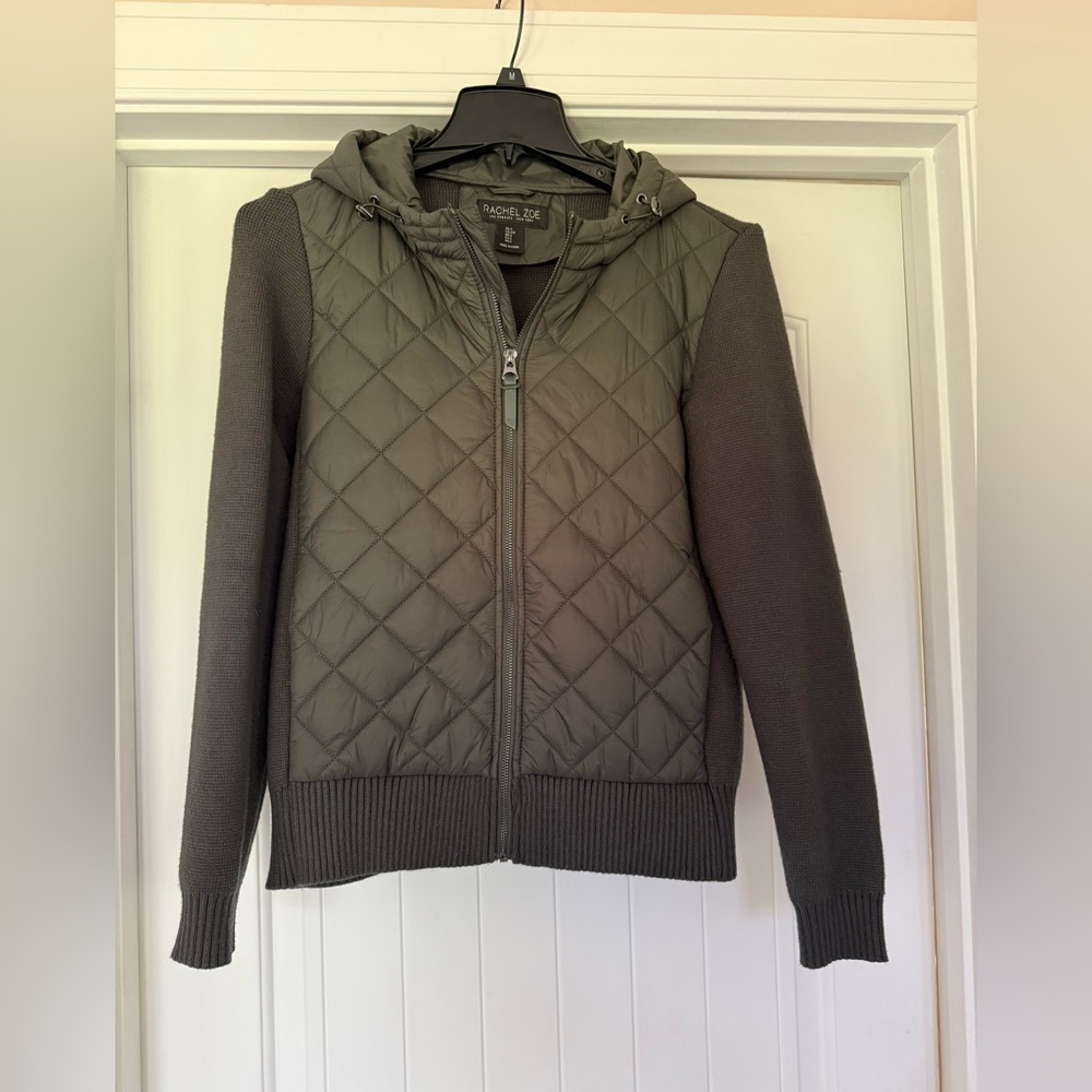Rachel Zoe Brown Quilted Jacket NWT